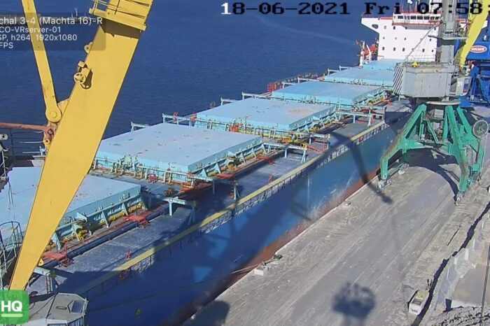 State Stevedore "Olvia" handled the largest consignment in history