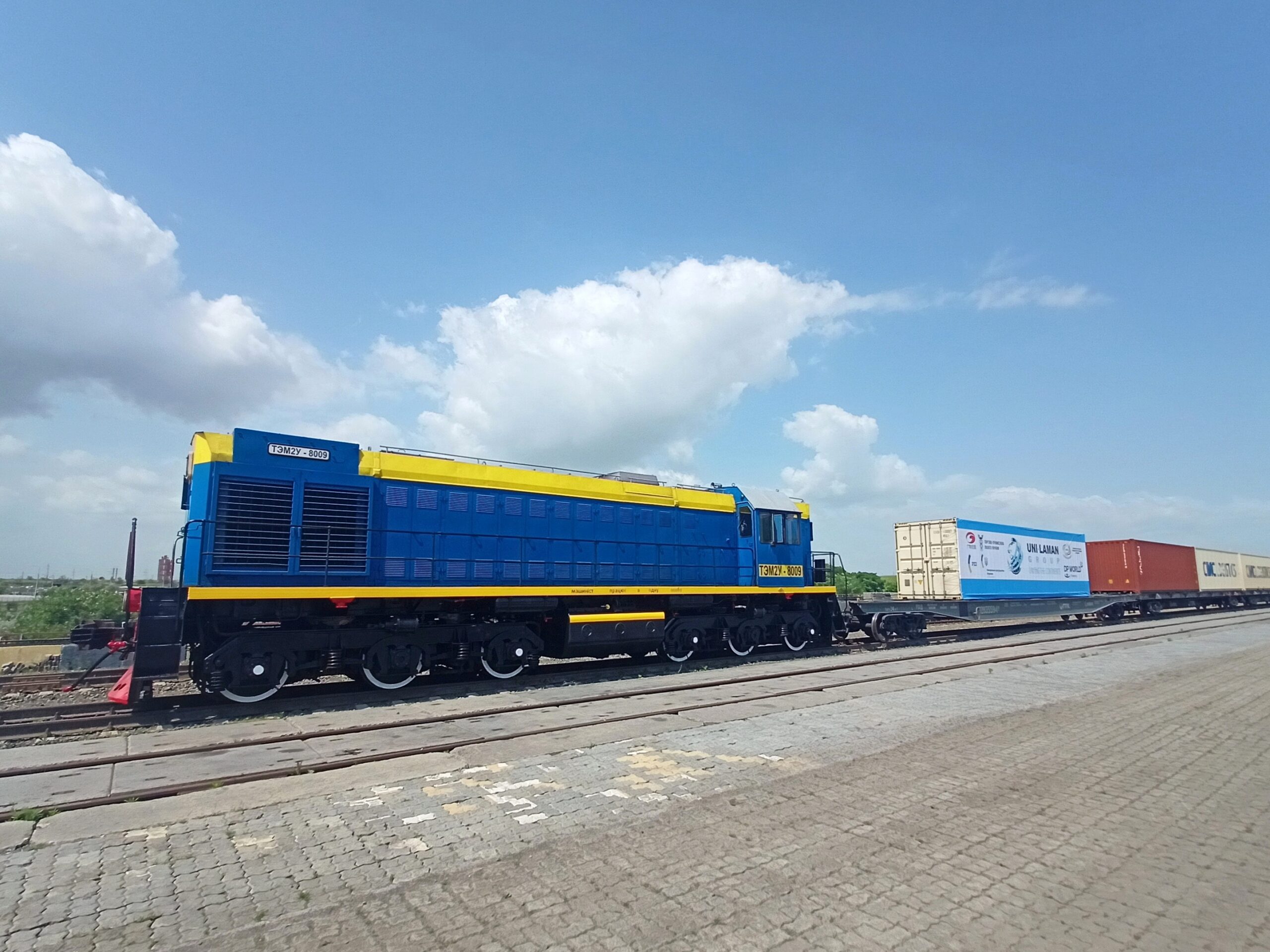 Container train from China arrived in Odesa for the first time ...