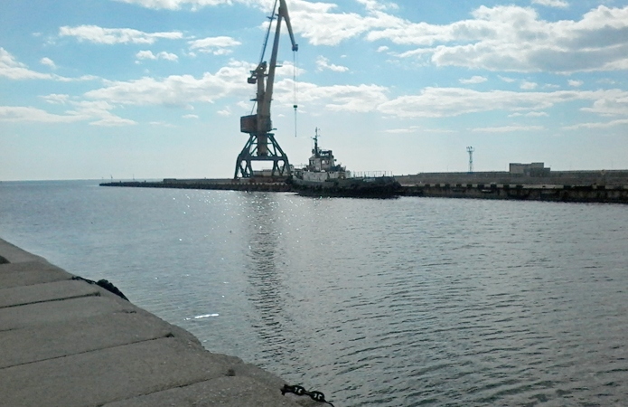 Skadovsk port has handled the first vessel in this year