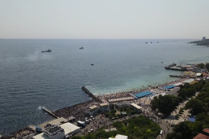Parade of ships on the occasion of the Independence Day of Ukraine (PHOTOS, VIDEO)