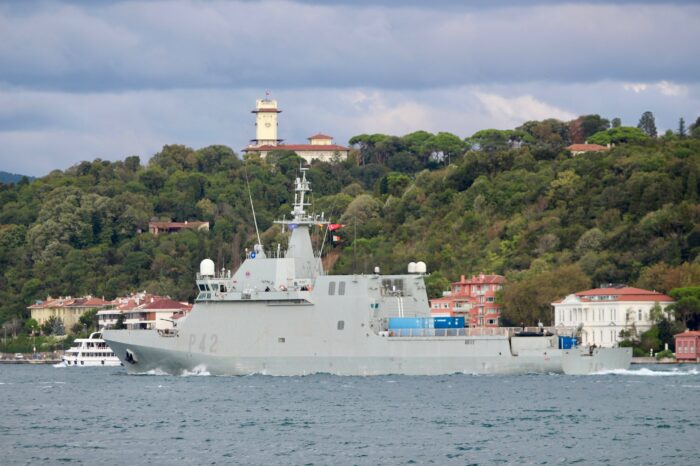 NATO ships entered the Black Sea on a friendly visit