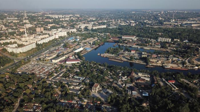 The river terminal in Zaporizhzhia is being sold