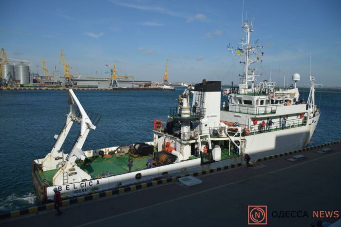 Research vessel "Belgica" moored in the port of Odesa (VIDEO)