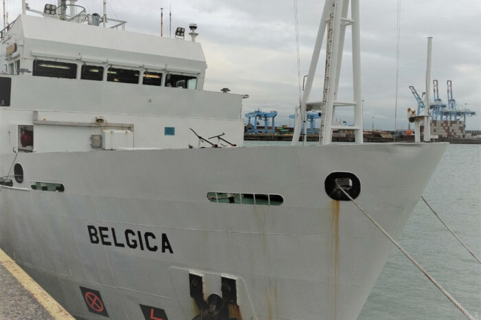 Belgian research vessel went to Ukraine