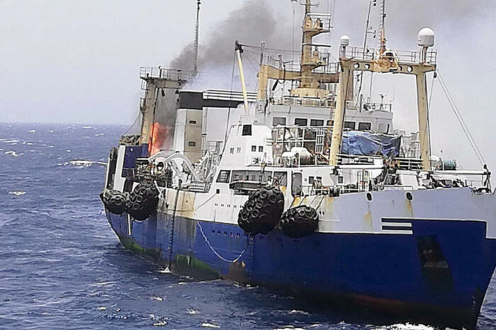 Damage for $6 million: the burned down vessel of the State Fisheries Agency became the reason for the investigation of the State Bureau of Investigation