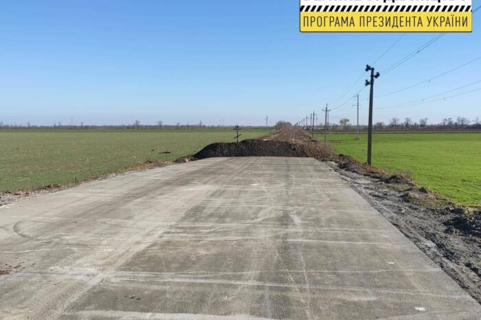 A concrete road to the ports of the Korabelnyy district is being built in Mykolaiv