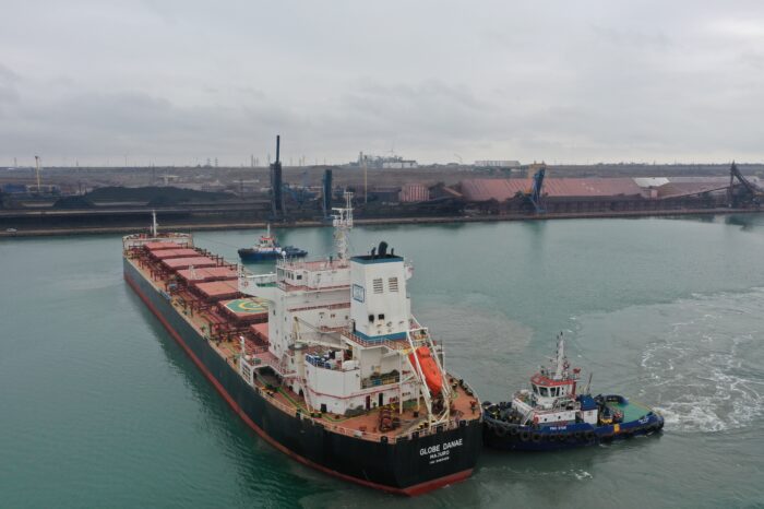Bulk carrier loaded with coal for DTEK arrives at the port of Pivdennyi (PHOTOS)