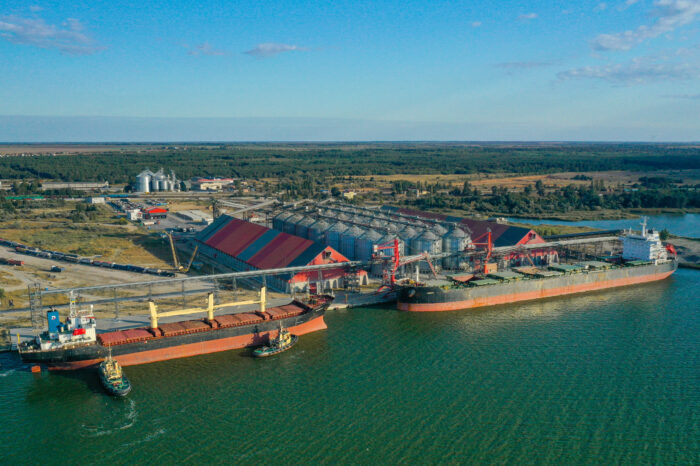 The terminal in Mykolaiv exported almost 600 thousand tons of grain