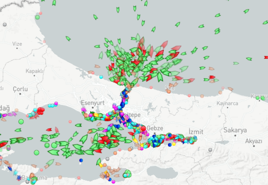 At least 112 vessels are awaiting inspection at the RCC in Istanbul