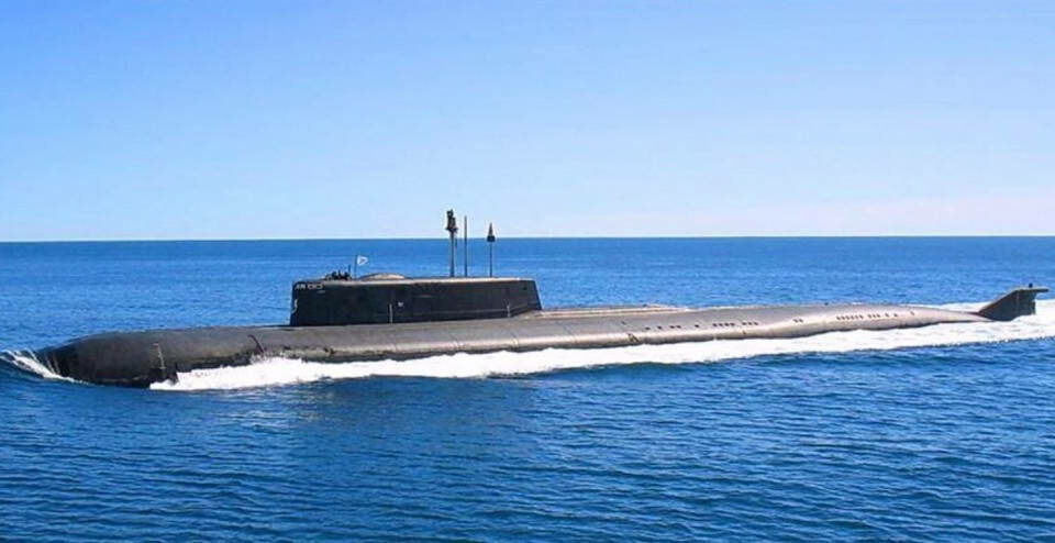 A russian submarine with cruise missiles was spotted in the Black Sea