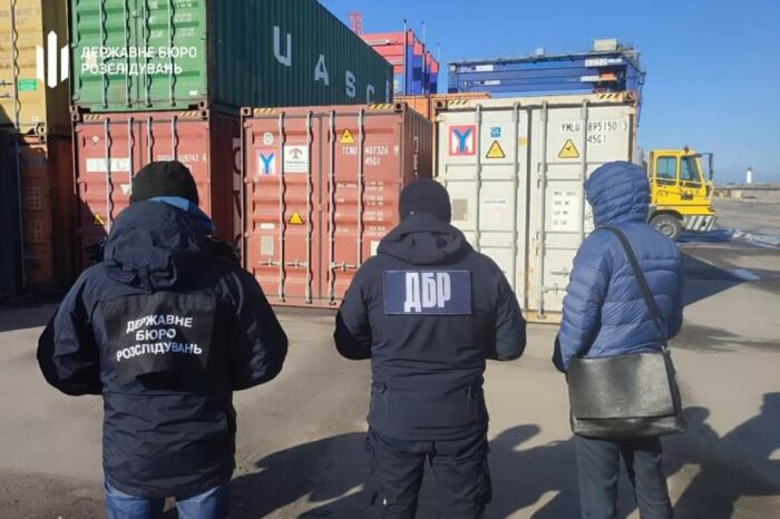 Almost 250 containers were hidden from customs clearance at the Odesa terminal