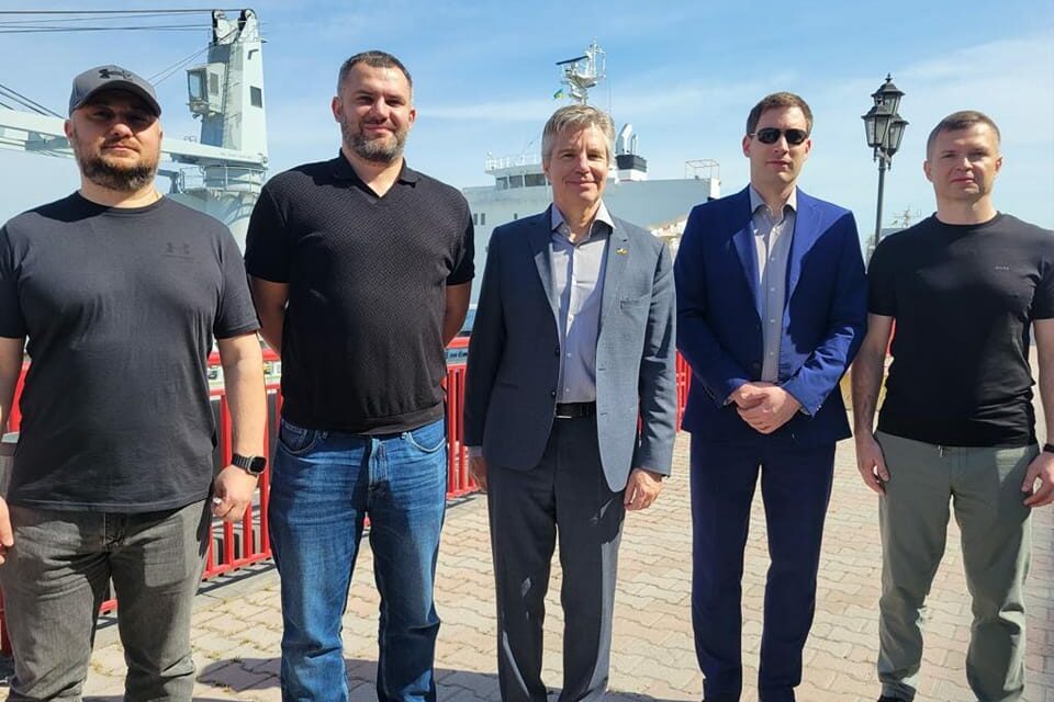 The Belgian ambassador arrived at the Odesa port to discuss the Grain Agreement
