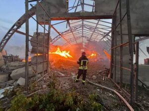 Росіяни атакували дронами майно аграріїв та склади на Одещині